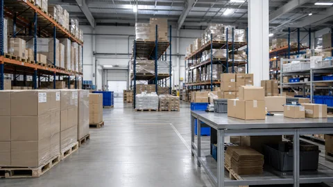 製造業の在庫と出荷を管理する倉庫